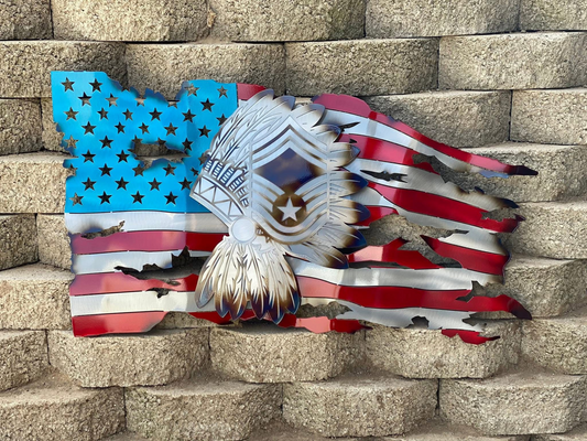 Chief Master Sergeant Headdress Flag