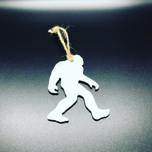 Metal Bigfoot Keychain