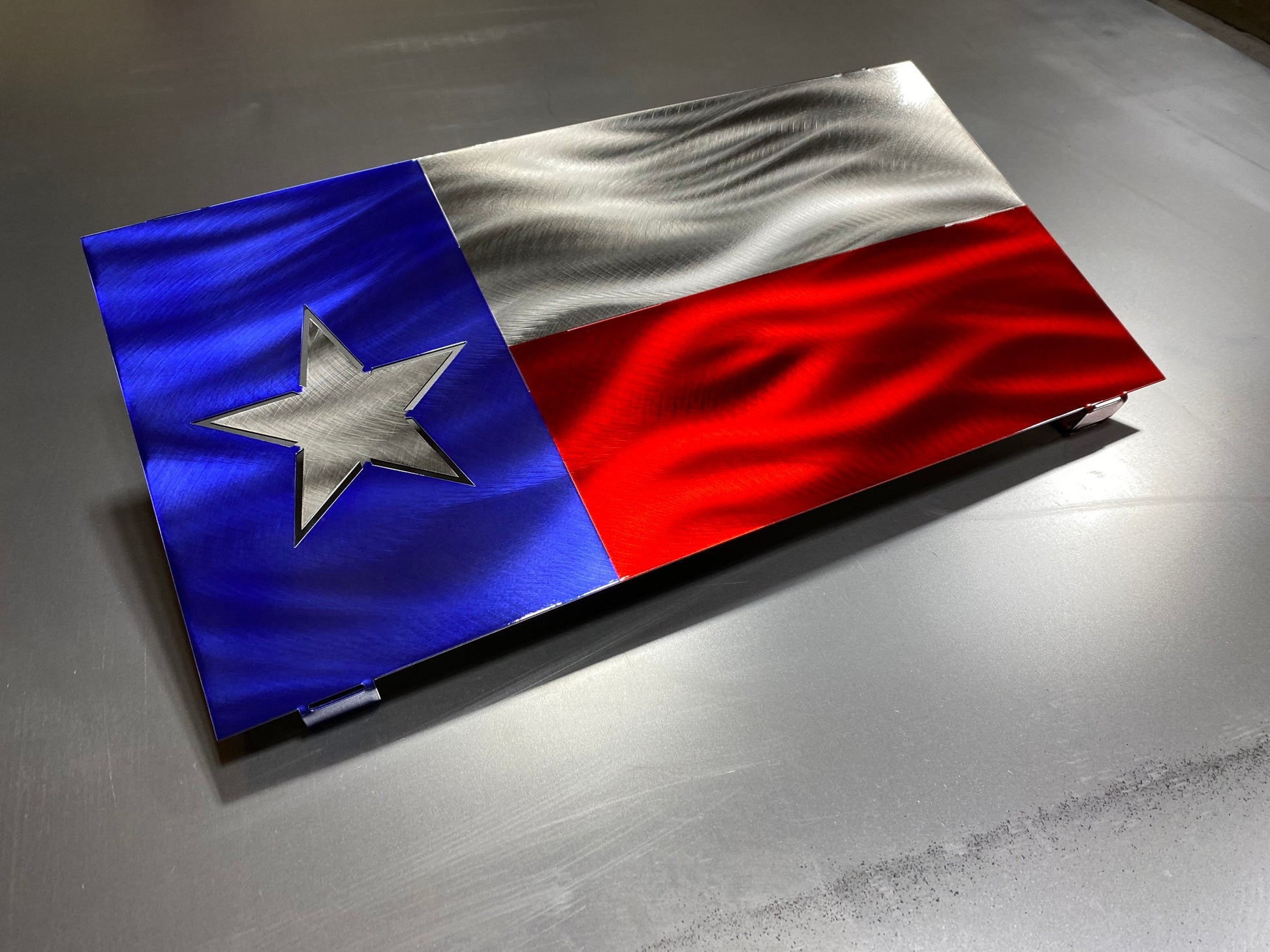 Metal Texas State Flag Powder Coated Wall Art